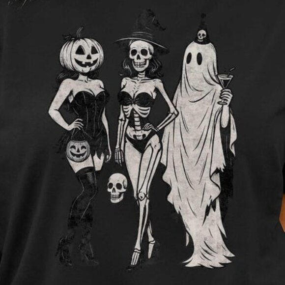 Witch Halloween Tee, Spooky Girl Squad Tee, Witchy VibesTee - Picture 2 of 3